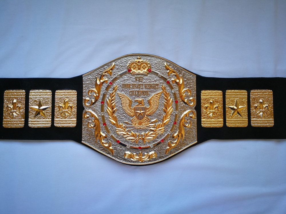 WWFジュニアヘビー級王座ベルト　鋳造製