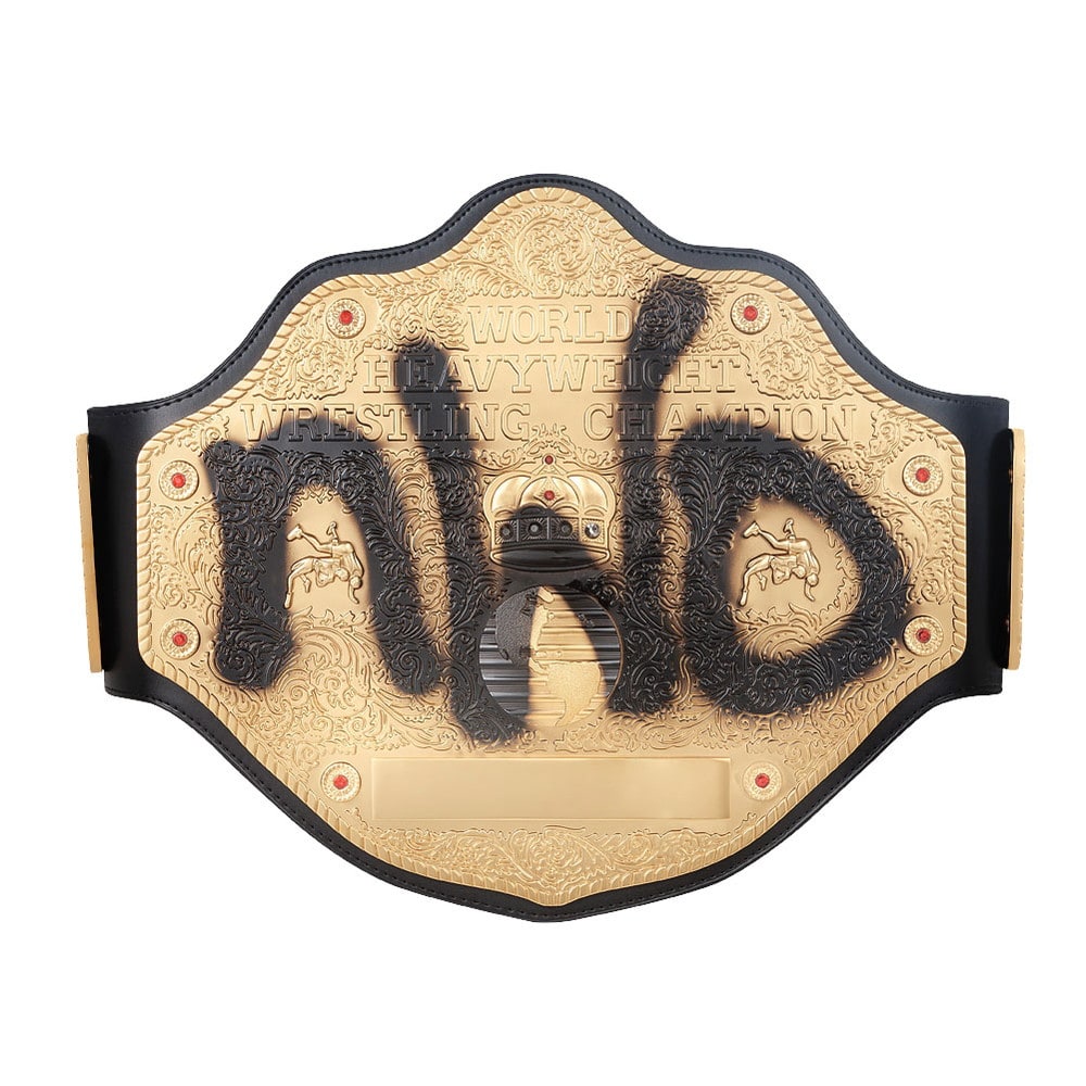 生産終了品】nWo WWE世界ヘビー級王座レプリカ・サイドプレートBOX 