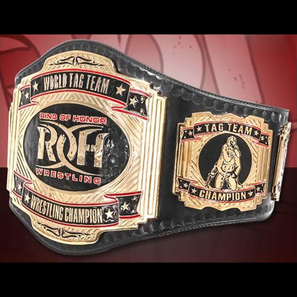 ROH世界タッグ王座　チャンピオンベルト　2016年版　公式レプリカ　リング・オブ・オナー