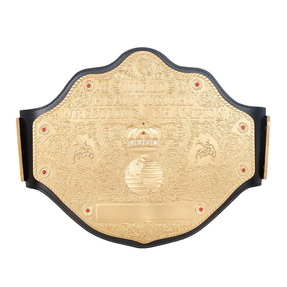 WCW世界ヘビー級チャンピオンベルト　ビッグ・ゴールド　4mm厚　レプリカ
