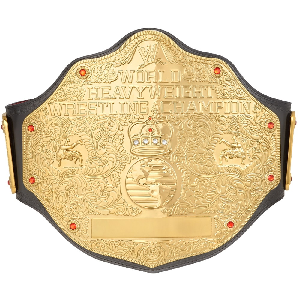 WWE世界ヘビー級チャンピオンベルト　ビッグ・ゴールド　4mm厚　レプリカ